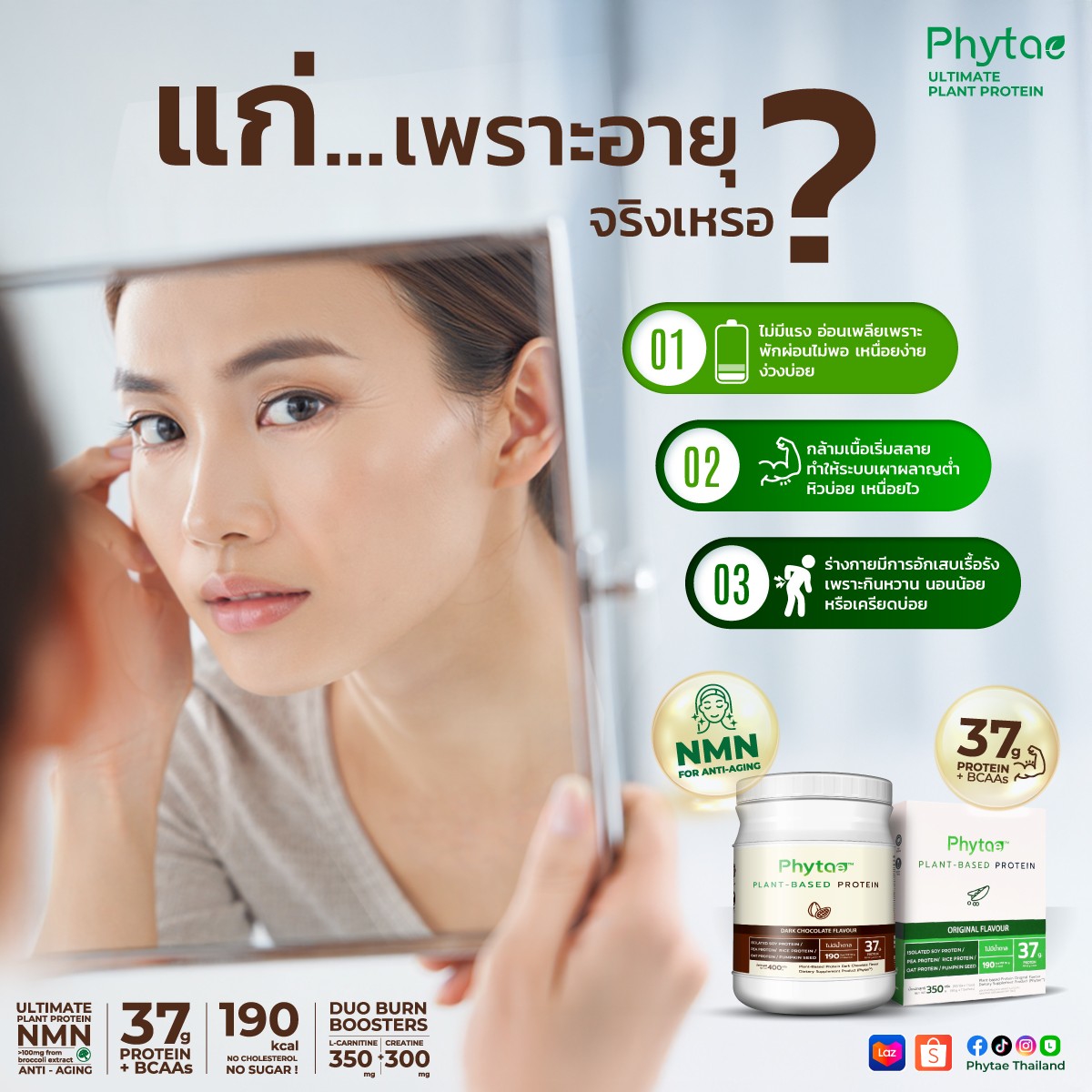 DID YOU KNOW ? ใครยังคิดว่า “แก่เพราะอายุ”… จริงหรอ?!
